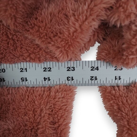 Bobeau Womens Cardigan Sweater Size S Pink Cozycore Weekend Snap Waterfall FLAW - Picture 12 of 14